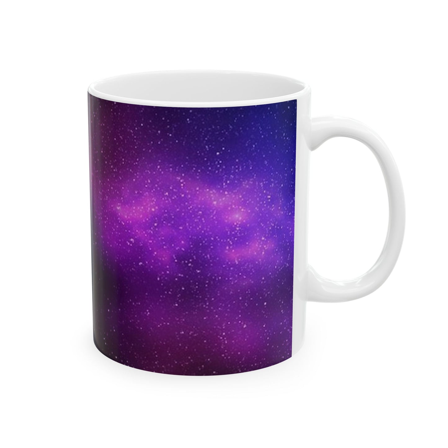Cosmic Vibes Mug, Galaxy Coffee Cup, Space Art Mug, Purple Nebula Drinkware, Celestial Gift for Astronomers, Magical Morning Brew