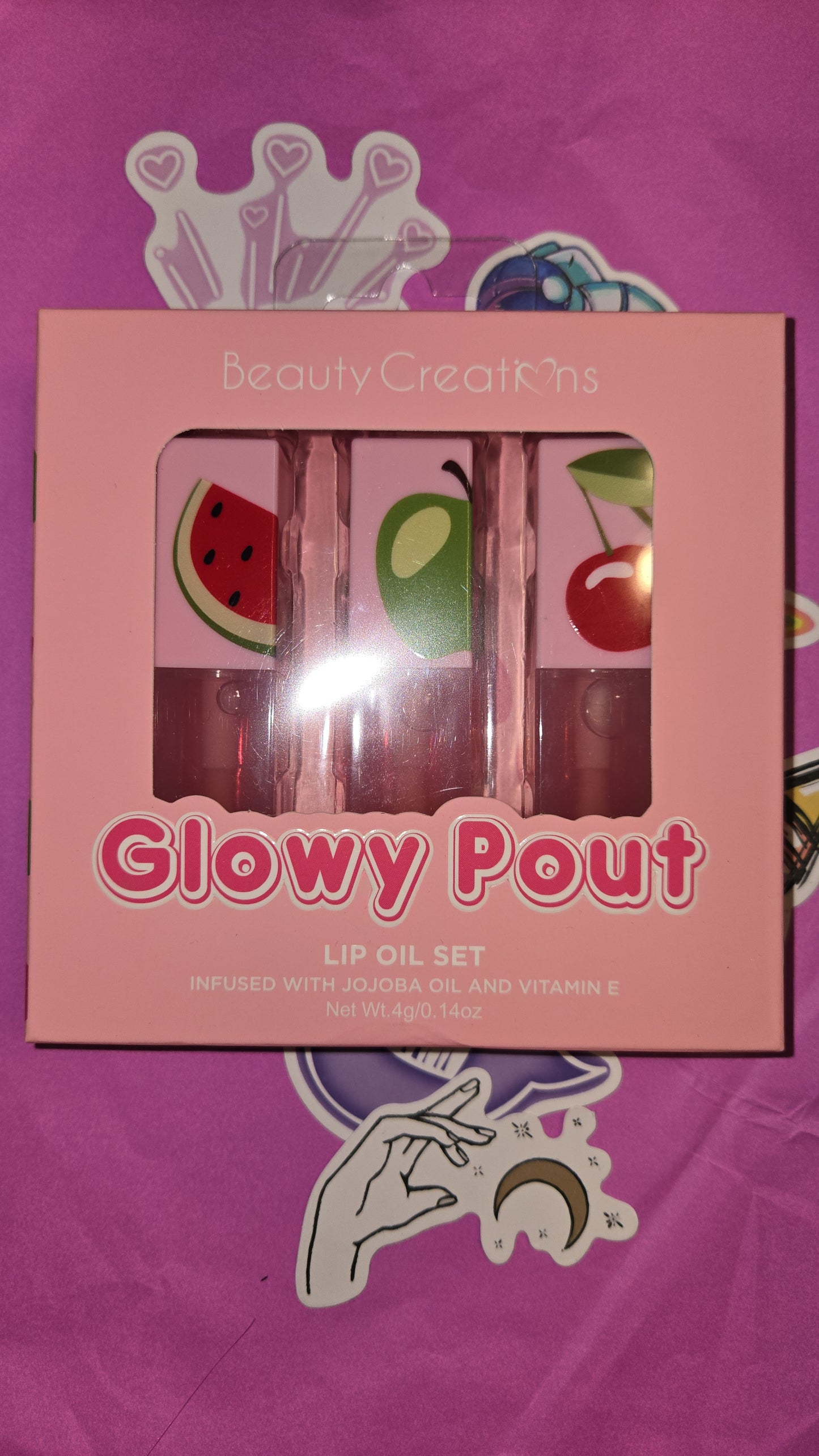 Beauty Creations Glowy Pout- Lip Oil Set