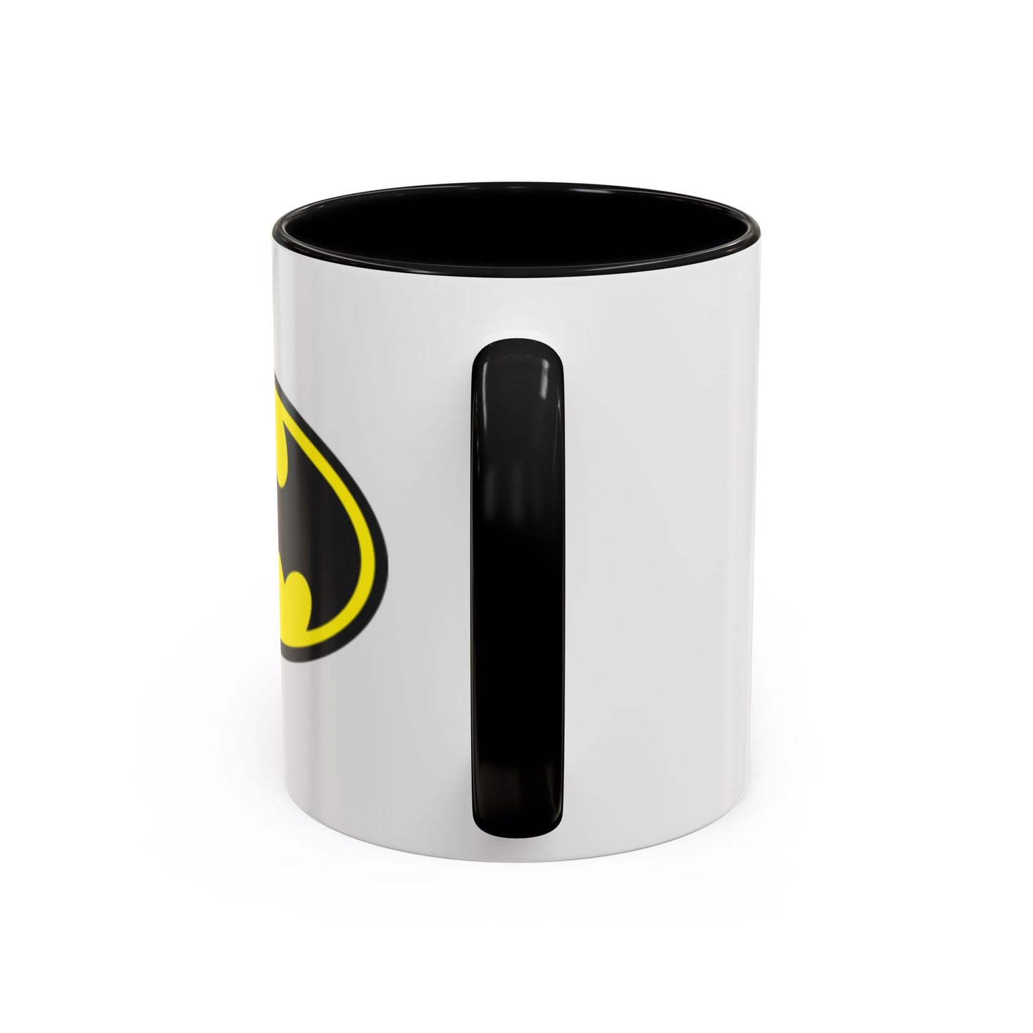 Batman Accent Coffee Mug - Perfect for Superhero Fans, Gifts for Birthdays, Collectible Kitchenware, Unique Office Decor