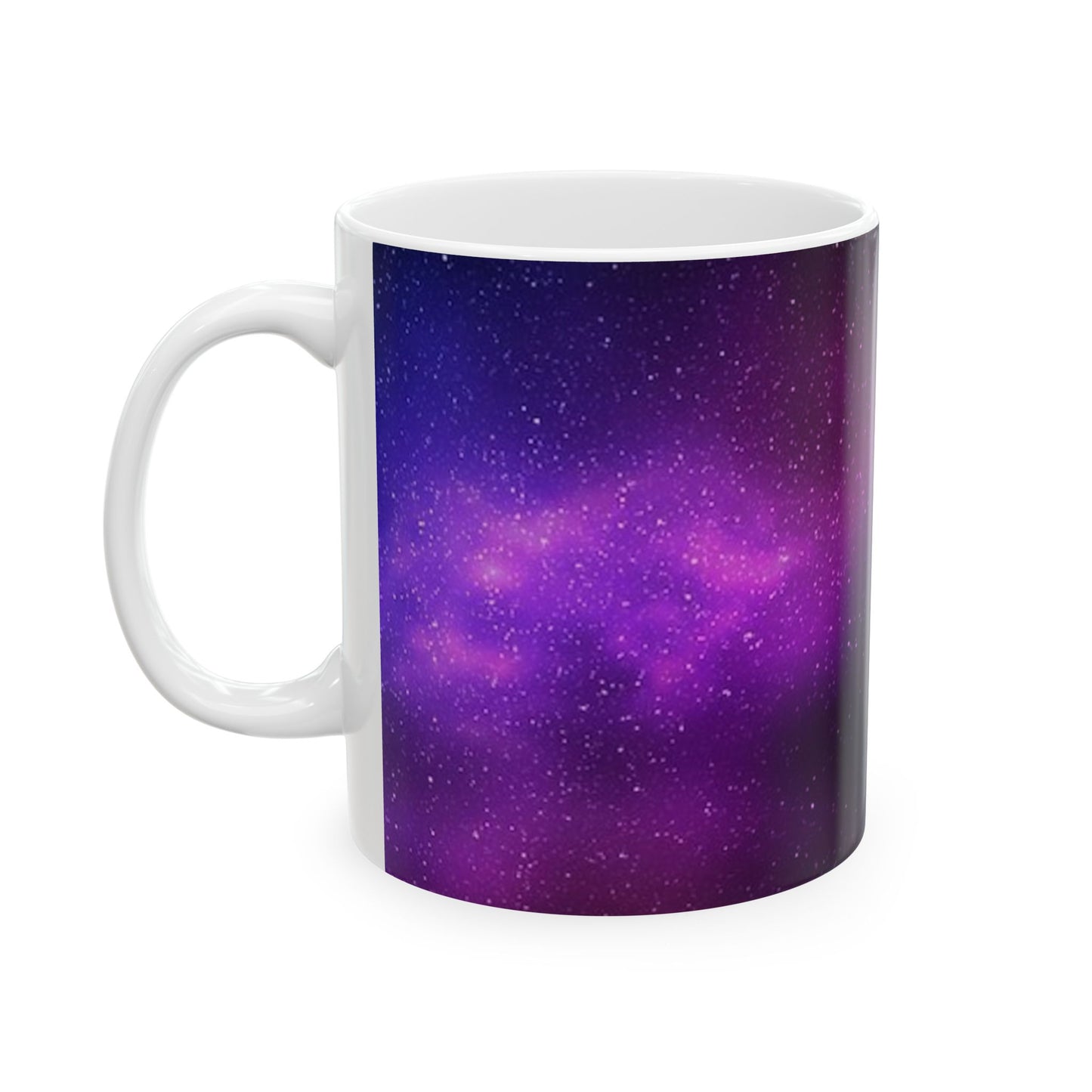 Cosmic Vibes Mug, Galaxy Coffee Cup, Space Art Mug, Purple Nebula Drinkware, Celestial Gift for Astronomers, Magical Morning Brew
