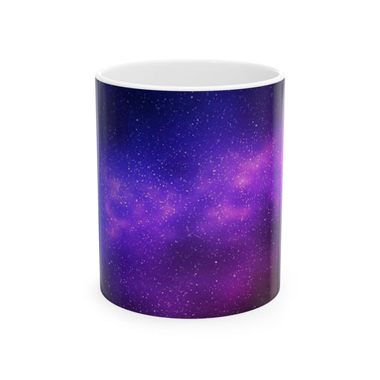 Cosmic Galaxy Ceramic Mug, Outer Space Coffee Cup, Astronaut Gift, Starry Night Mug, Astrology Drinkware, Galaxy Lover Mug