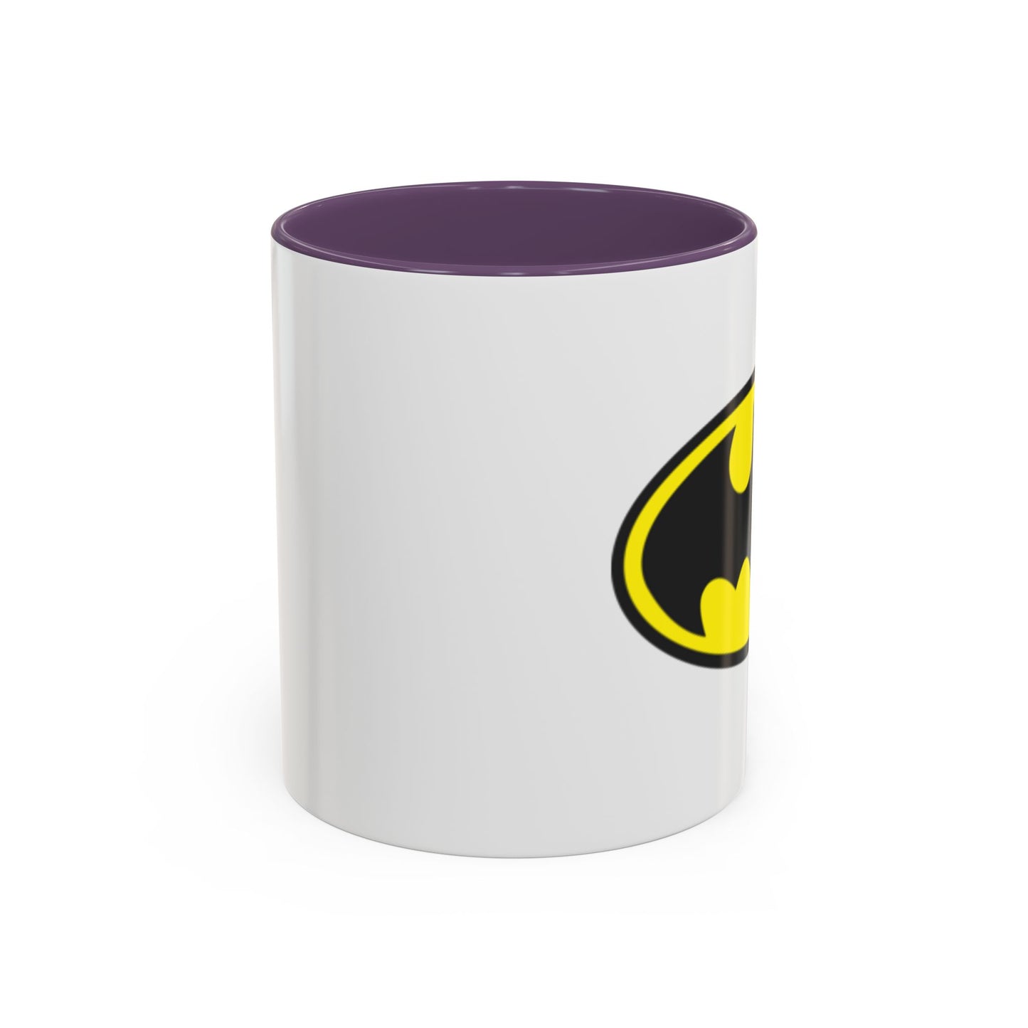 Batman Accent Coffee Mug - Perfect for Superhero Fans, Gifts for Birthdays, Collectible Kitchenware, Unique Office Decor