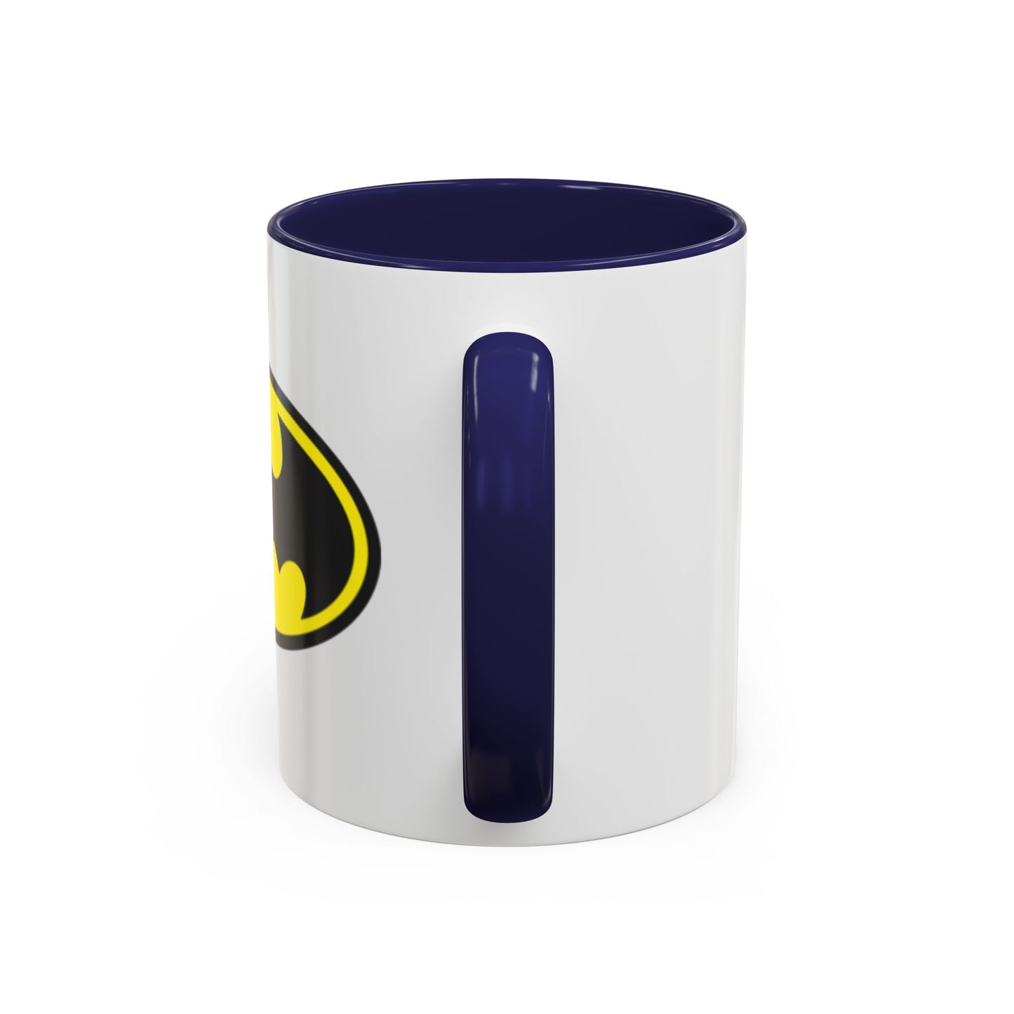 Batman Accent Coffee Mug - Perfect for Superhero Fans, Gifts for Birthdays, Collectible Kitchenware, Unique Office Decor