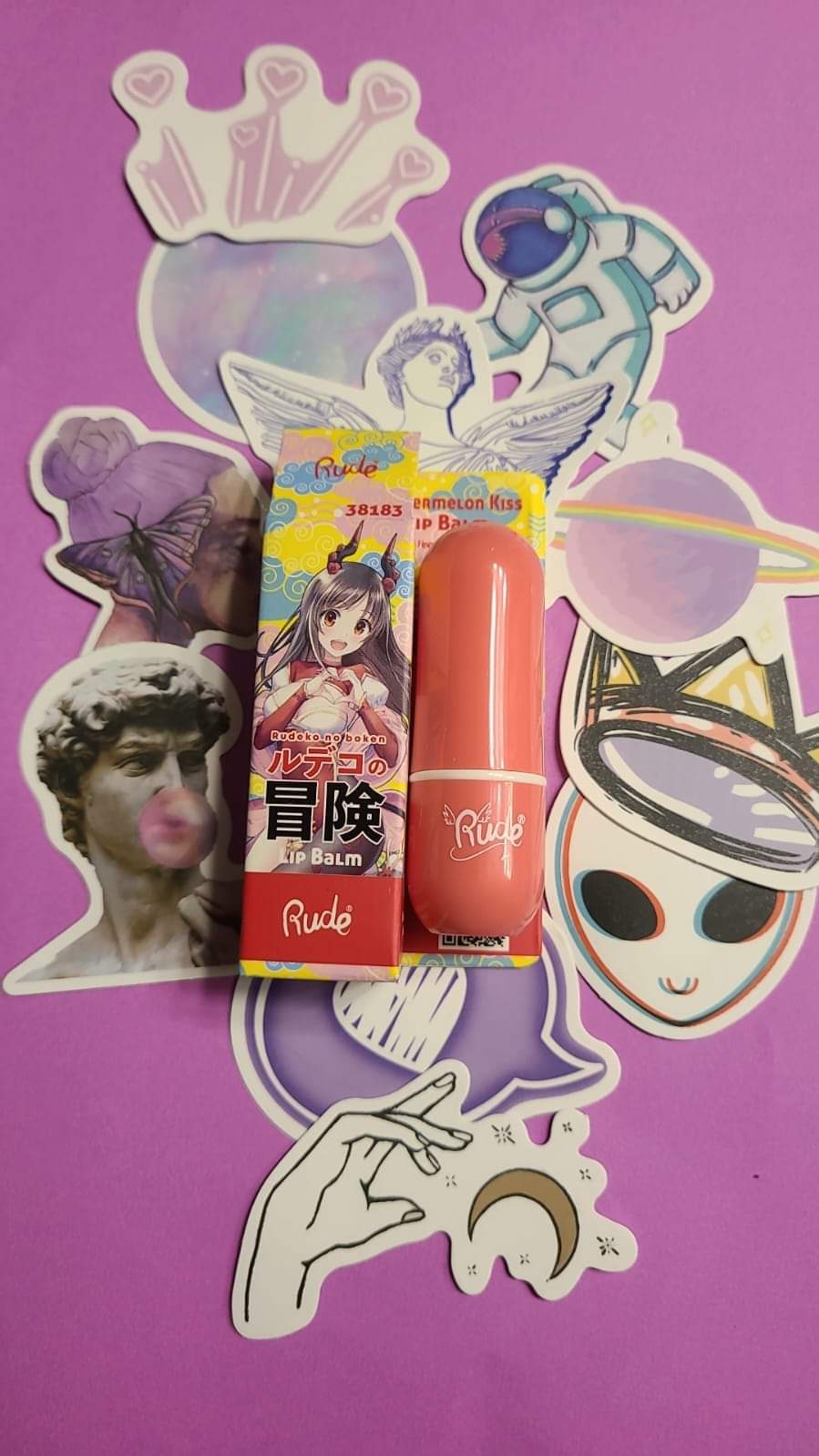 Rude Cosmetics Manga Colletion Lip Balm Watermelon Kiss