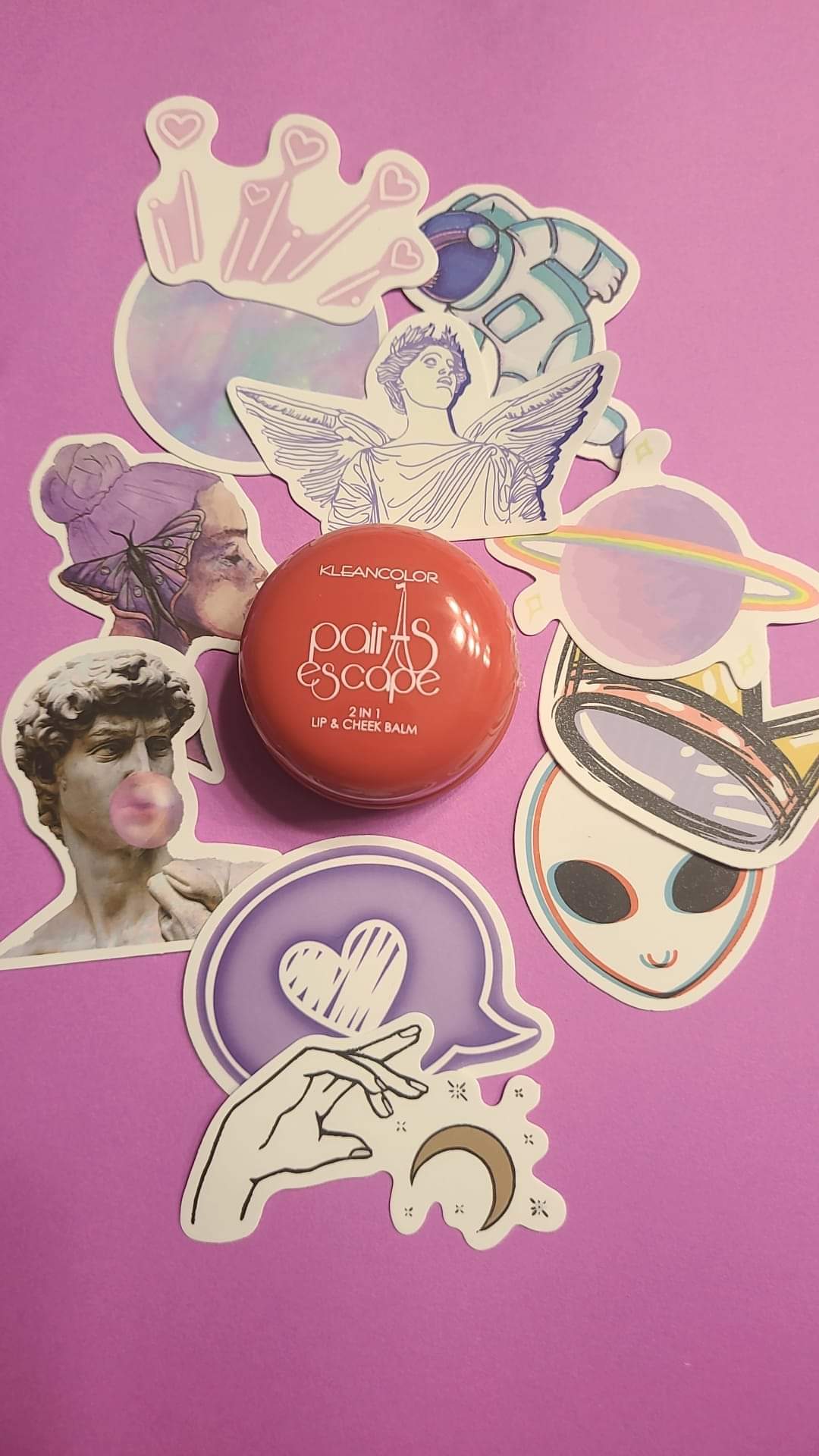 KleanColor Pair-S Escape 2 in 1 Lip and Cheek Balm in Display - Gloss - Lipgloss