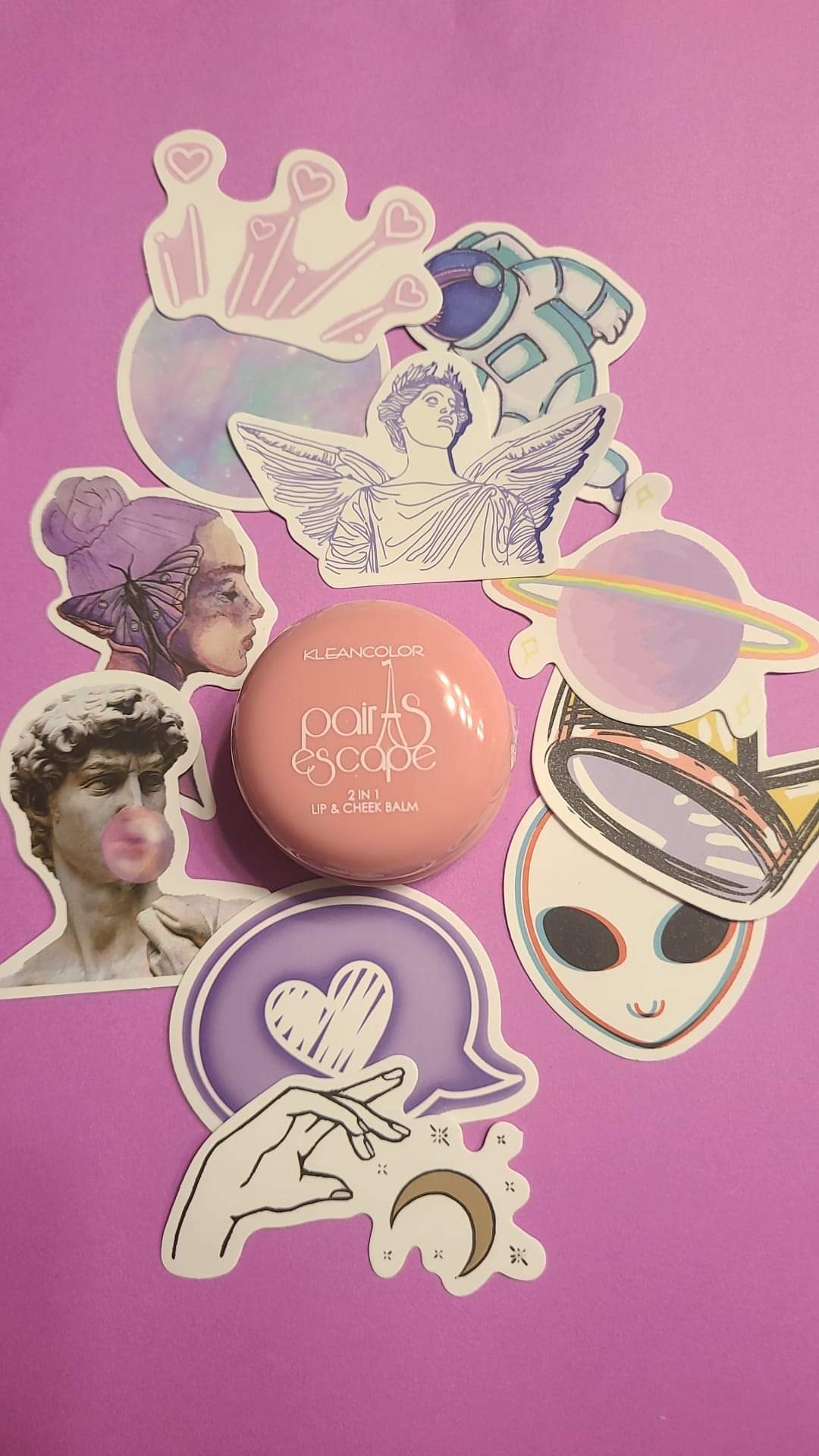 KleanColor Pair-S Escape 2 in 1 Lip and Cheek Balm in Display - Gloss - Lipgloss