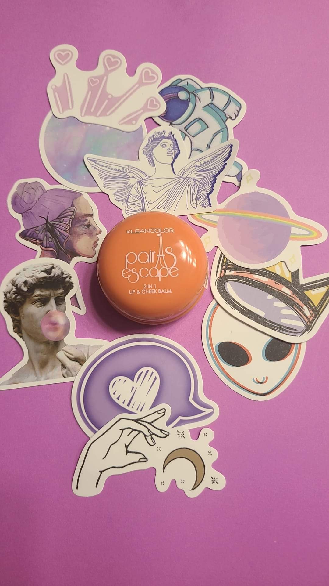 KleanColor Pair-S Escape 2 in 1 Lip and Cheek Balm in Display - Gloss - Lipgloss