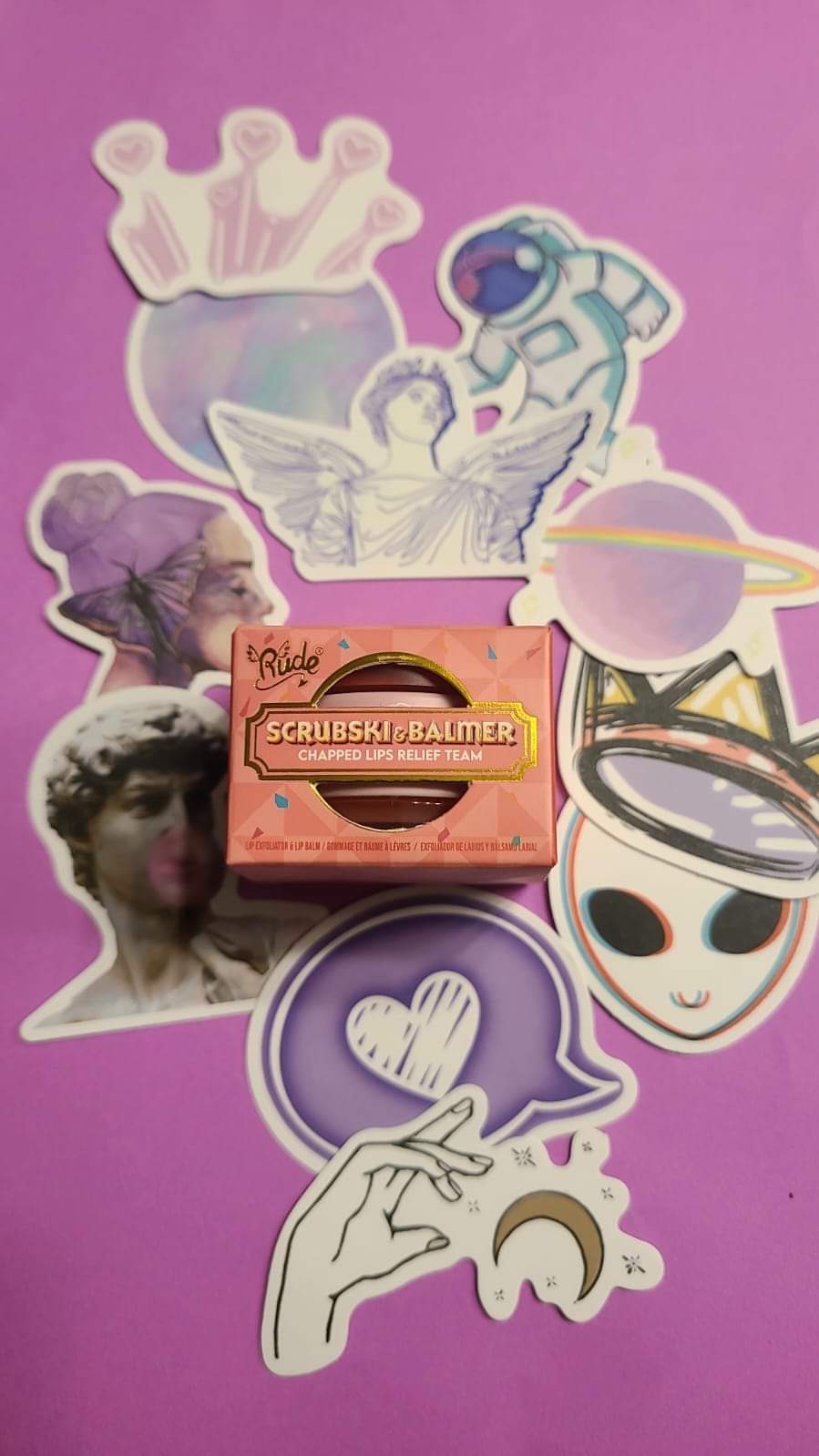 Scrubski & Balmer Lip Exfoliator And Lip Balm juicy Peach