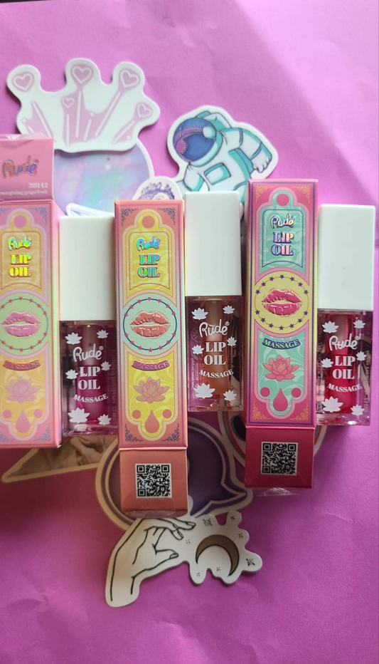 Rude Cosmetics Lip Oil Massage Assorted